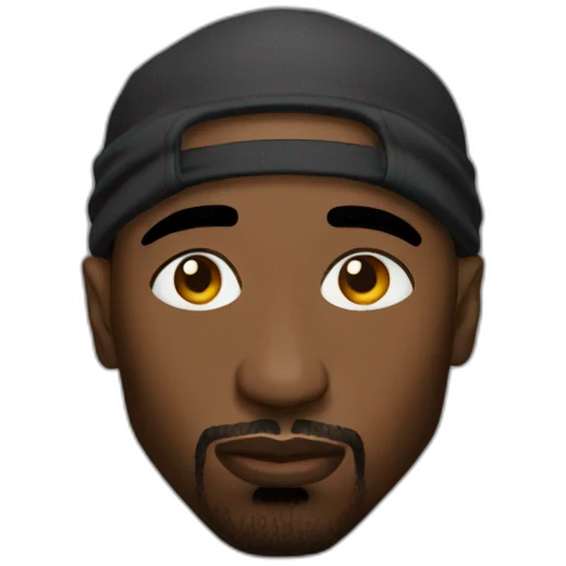 Tupac emoji