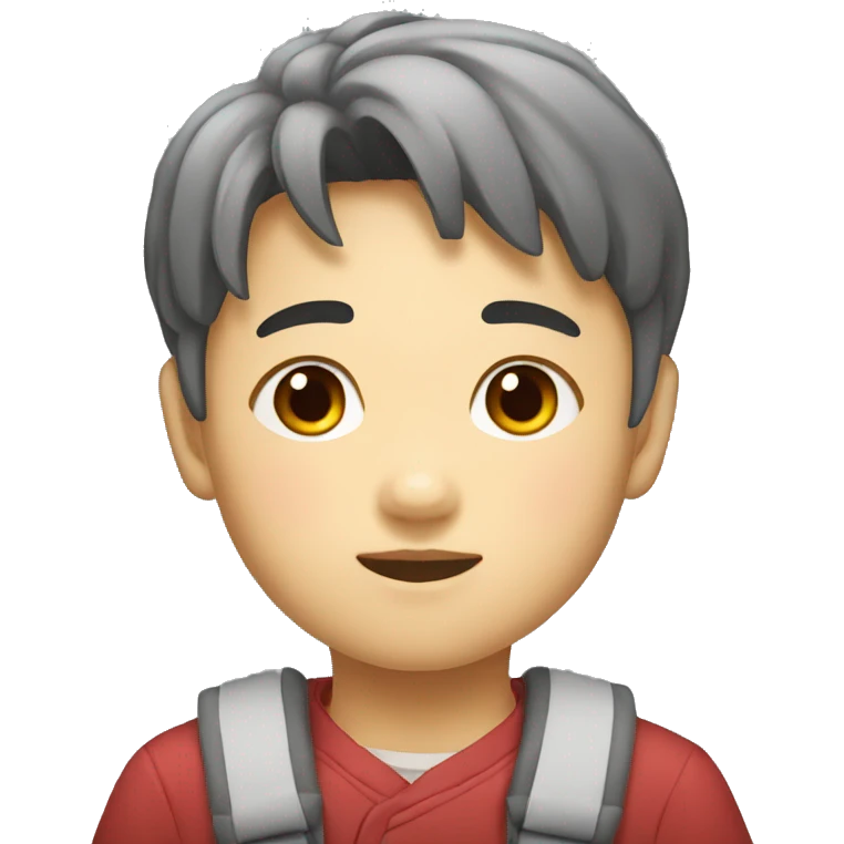 Niño coreano emoji