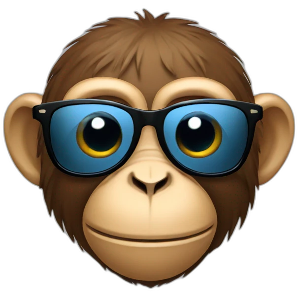 Monkey sunglasses emoji