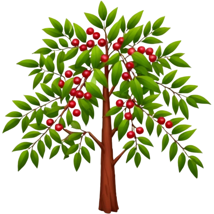 Nandina tree emoji