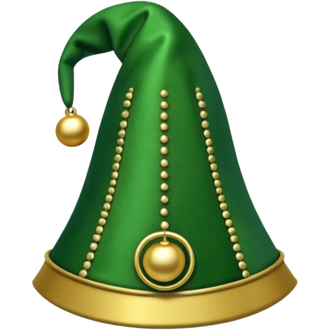 green jester hat emoji