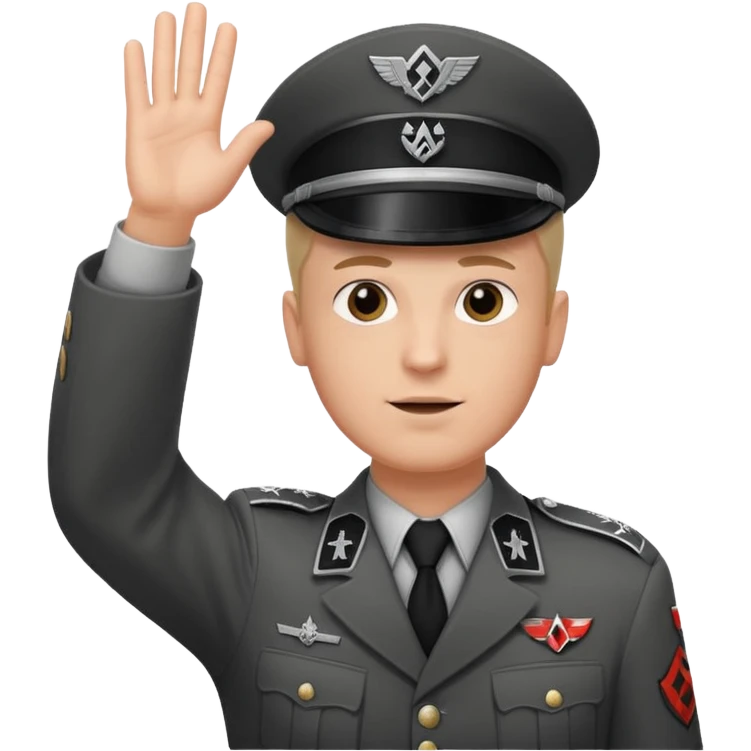 Nazi salut Hitler emoji