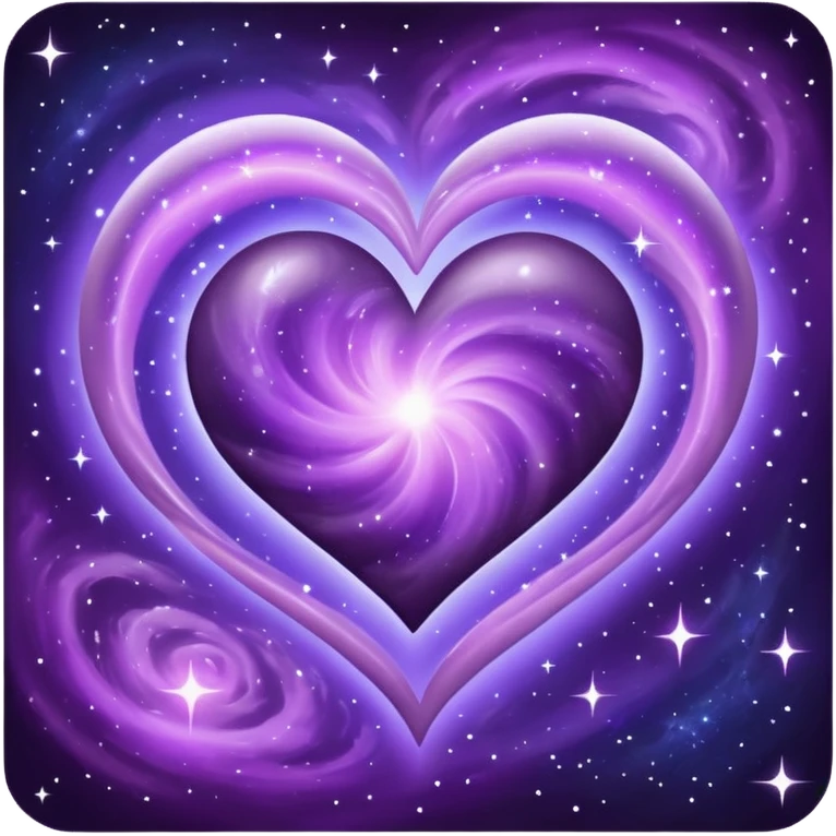 purple galaxy heart emoji