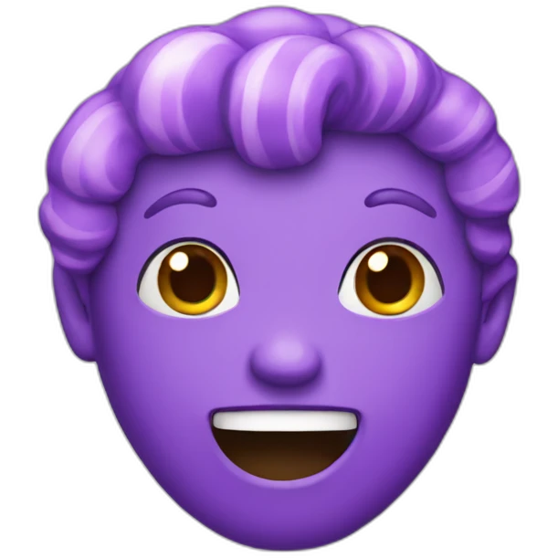 purple candy emoji