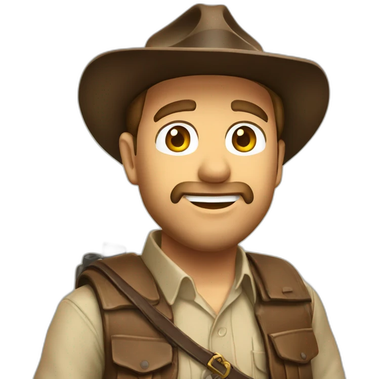 Indiana jones emoji