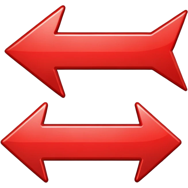 red right arrow  emoji