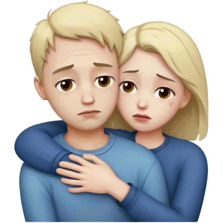 Two lovers breaking up emoji