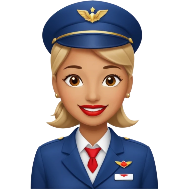 coworkers flight attendant  emoji