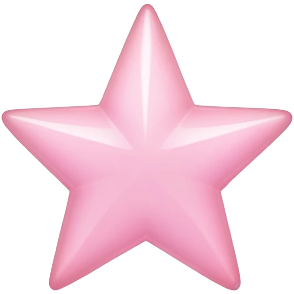 pastel pink star emoji