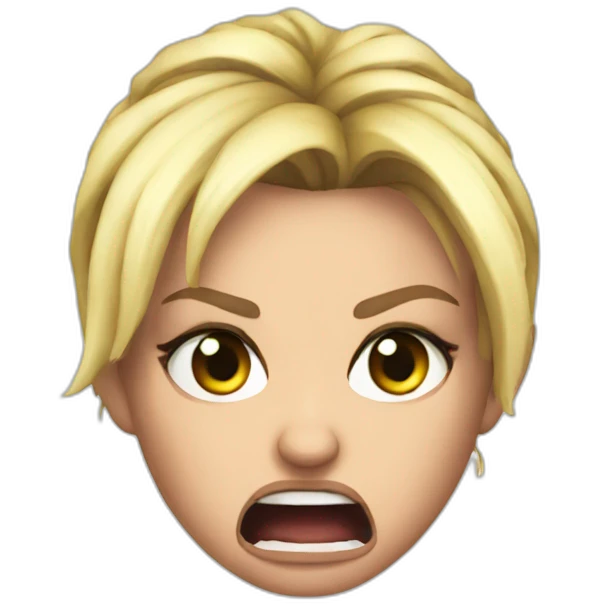 Britney spears angry emoji