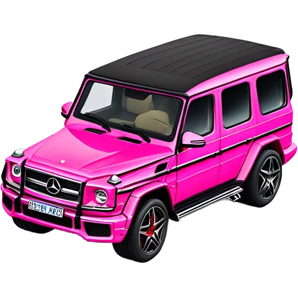 Mercedes-Benz G63 AMG pink emoji