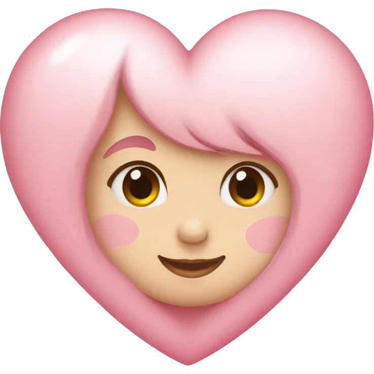baby pink heart emoji