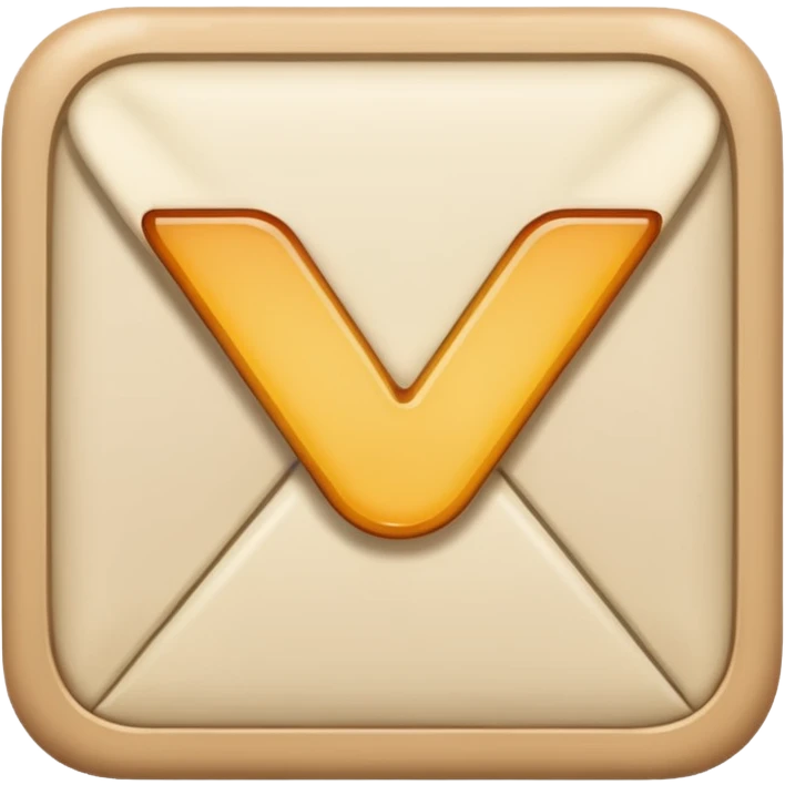 Letter color pale beige creamy emoji