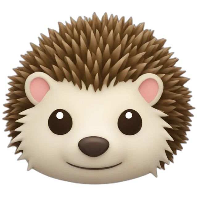 hedgehog-cookie emoji