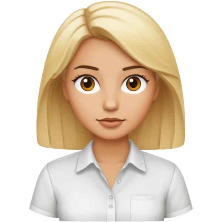 blonde horse with ssirt emoji