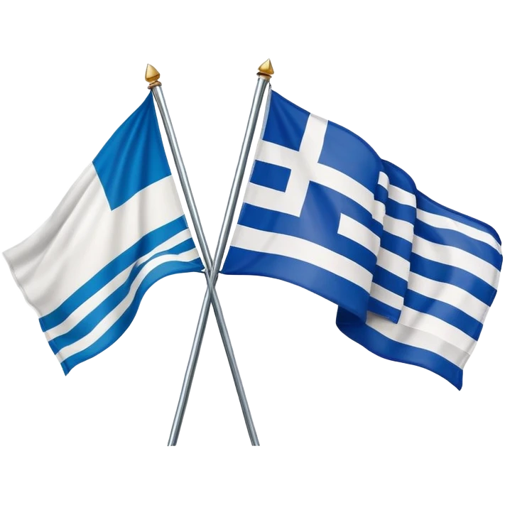 Italian and greek flag in one emoji  emoji