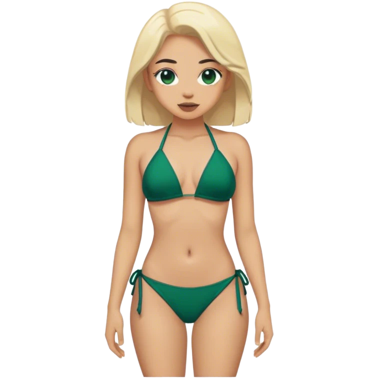 dark emerald aesthetic bikini emoji