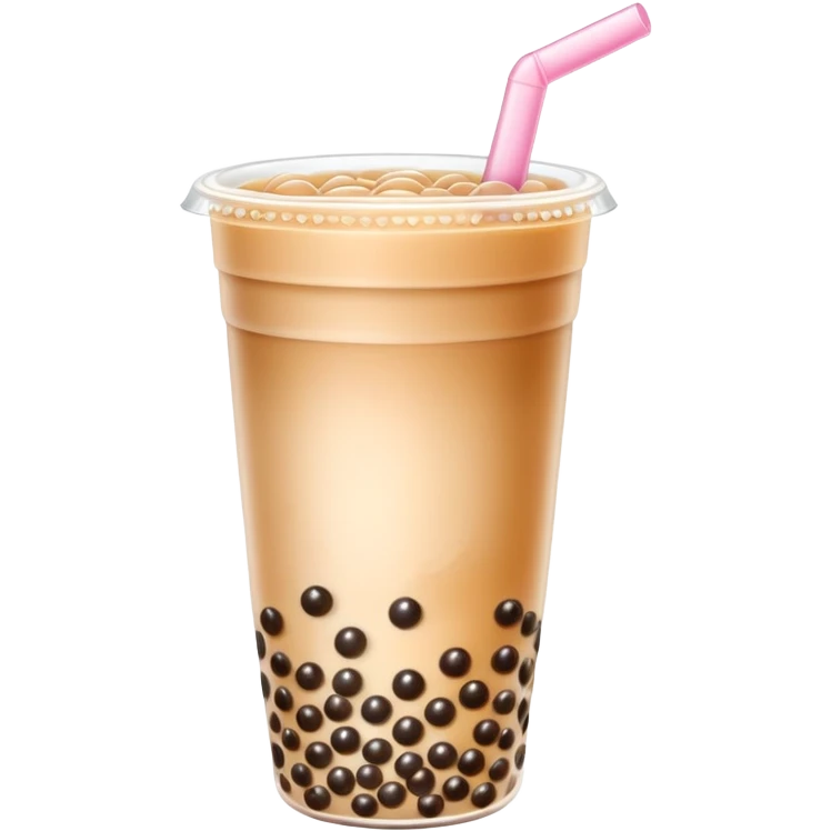 bubble tea with tapioca pearls emoji