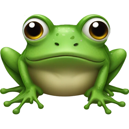 frog demanding emoji