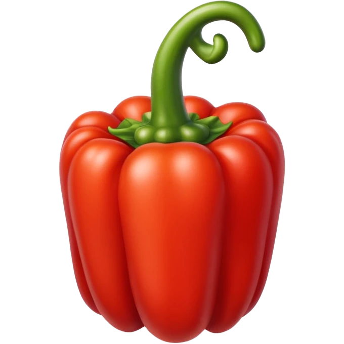 Red bell pepper  emoji