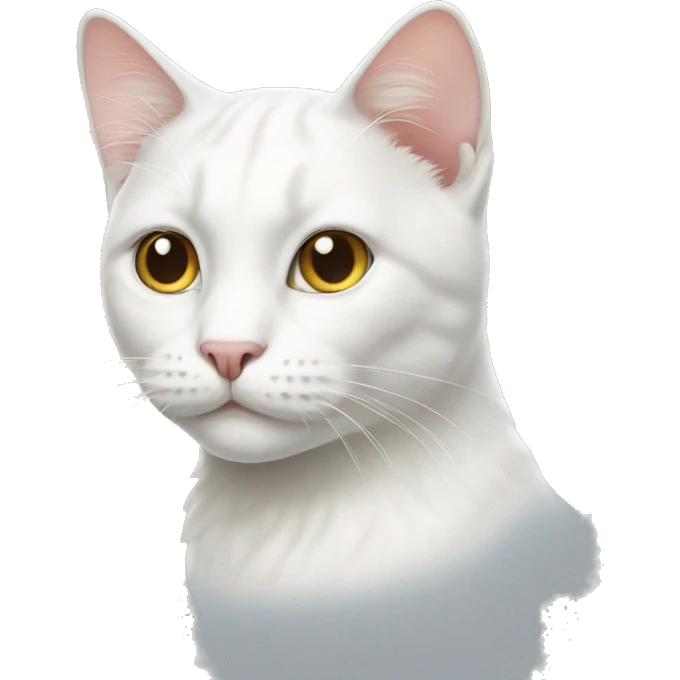 White cat emoji