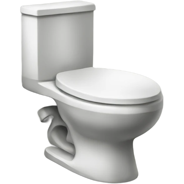 Unstable toilet emoji