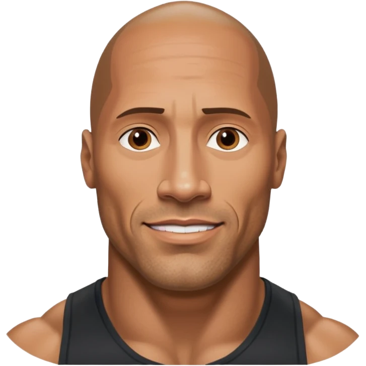 dwayne the rock johnson emoji
