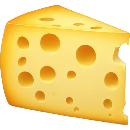 cheese with hidden face emoji
