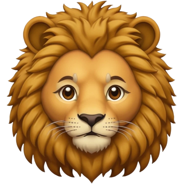 man in lion  costume  emoji