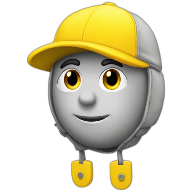 Canari-jaune-avec-une-casquette emoji