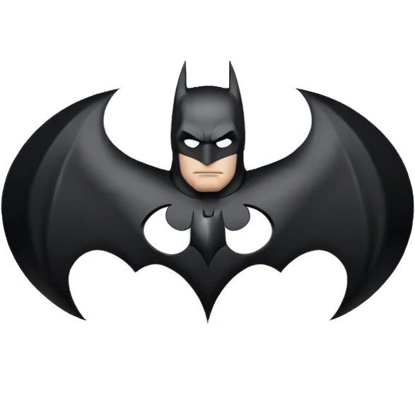 Batman logo emoji