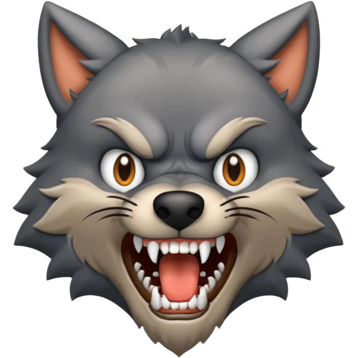the Big Bad Wolf in the story of Little Red Riding Hood emoji