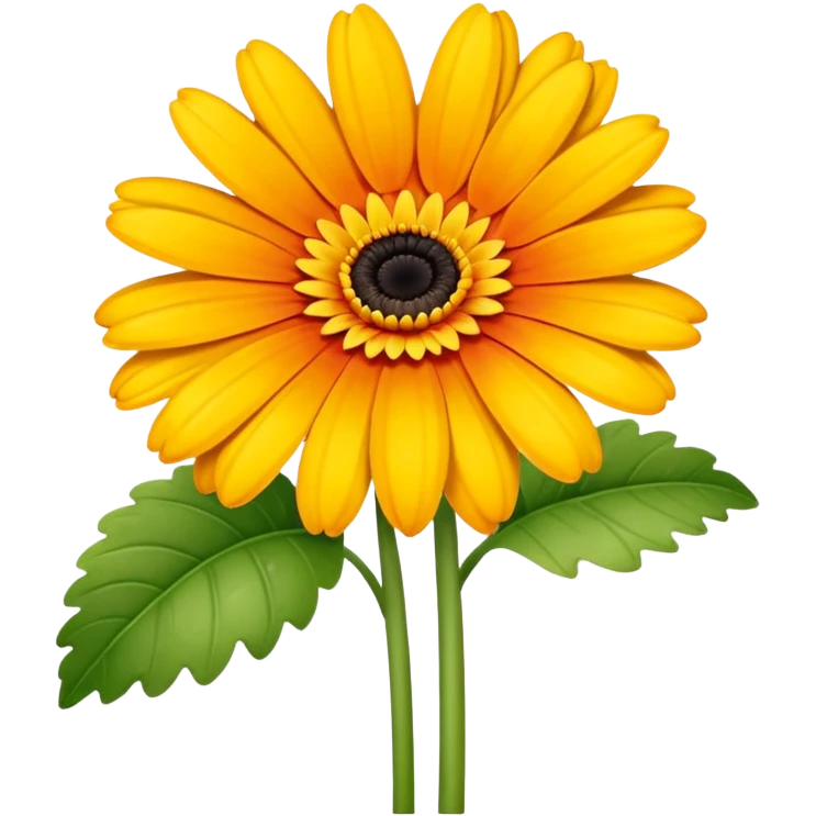 Gerbera amarillo  emoji