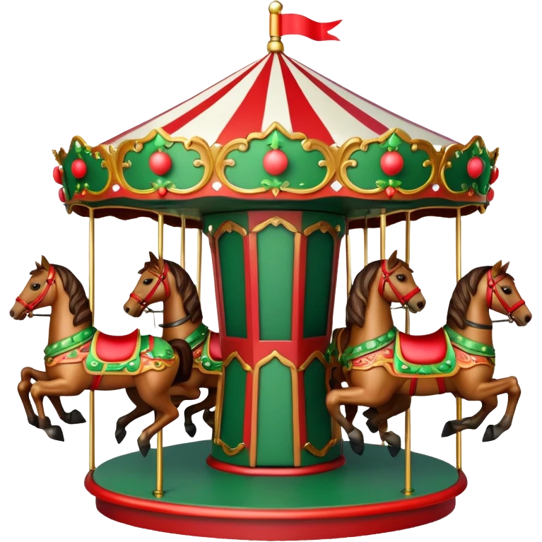 Christmas carousel emoji