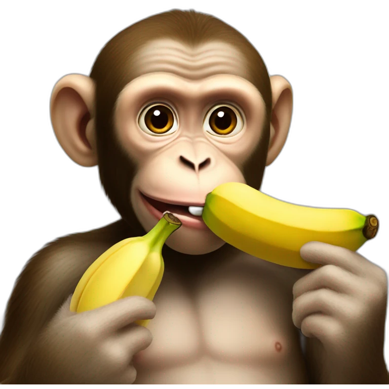 vladimir putin monkey eats banana emoji