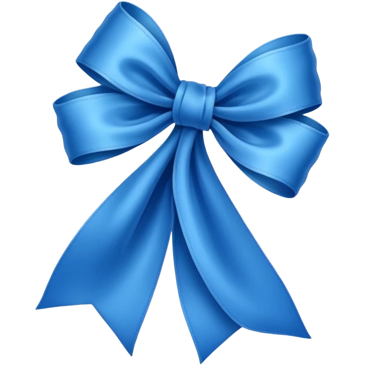 blue ribbon emoji