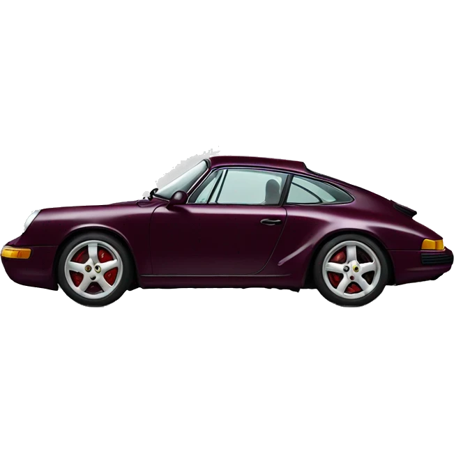Porsche dark cherry  emoji