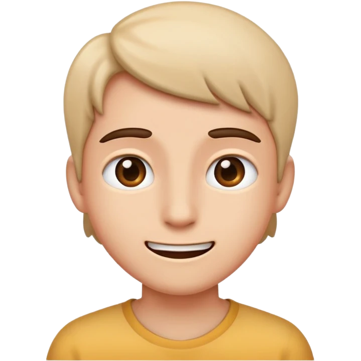 Feliz y nervioso emoji