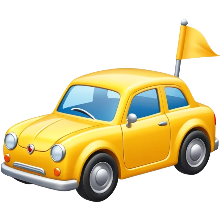 Children's car emoji
