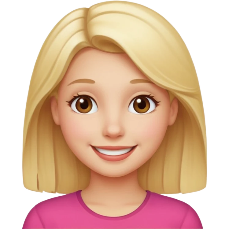 Blonde girl emoji