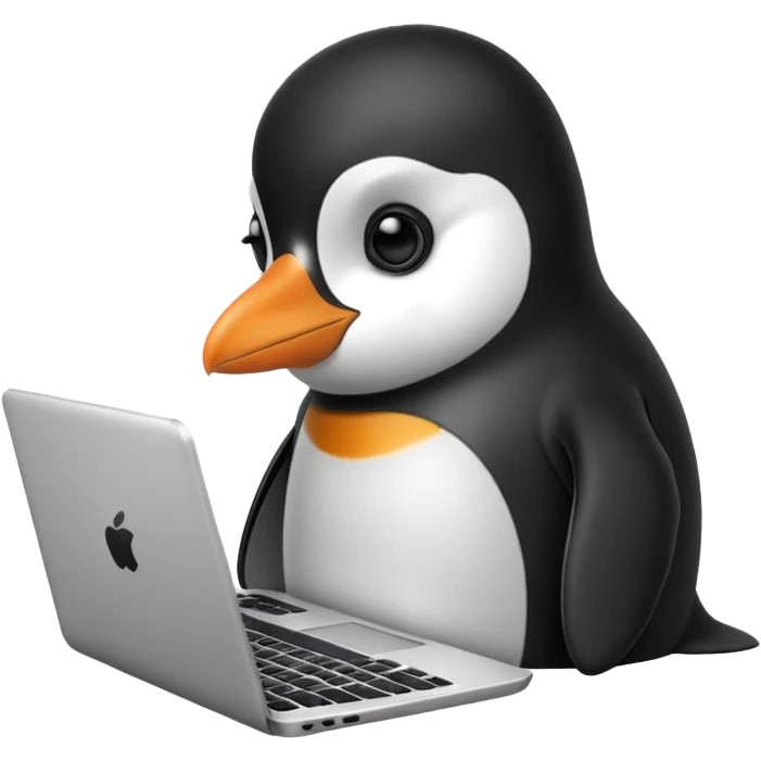 yeah thats nice now convert it into pengeuin with his laptop
 emoji