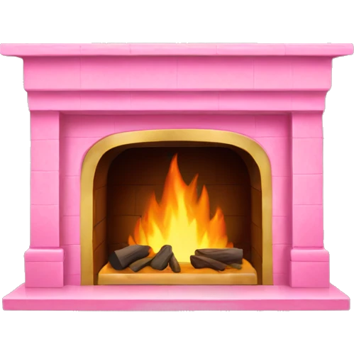 pink fireplace emoji