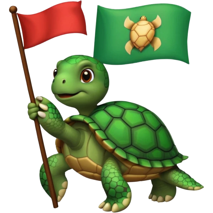 Turtle Flag emoji