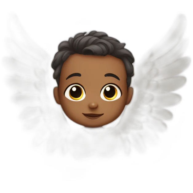 baby gabriel with wings emoji