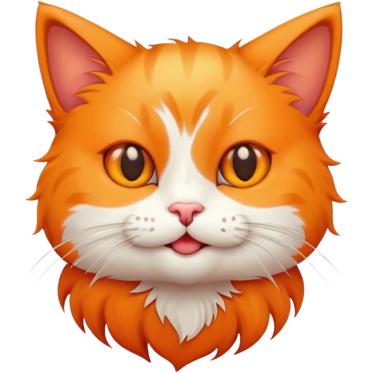 Funny cat emoji