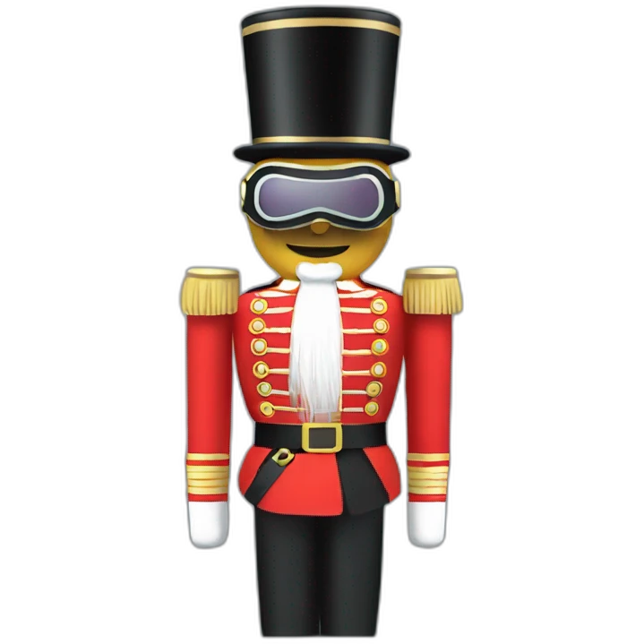 nutcracker in vr headset full body emoji