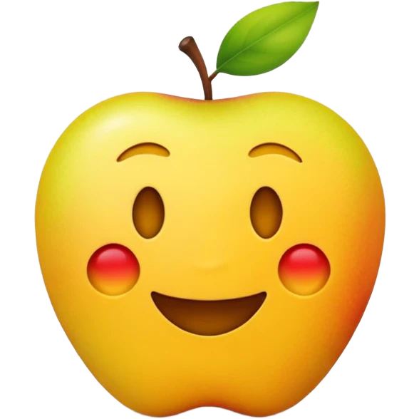 Emoji jaune d’Apple qui a chaud emoji