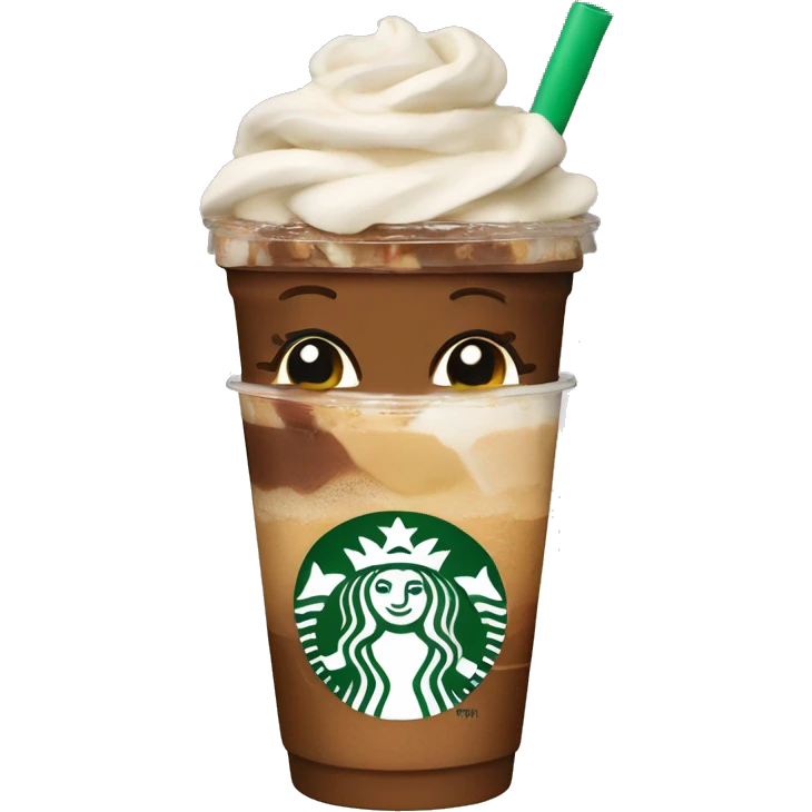 coquette starbucks frappuccino  emoji