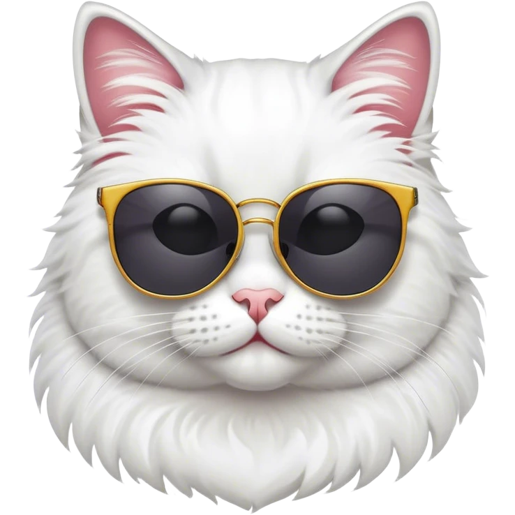 Cat withs sunglasses emoji