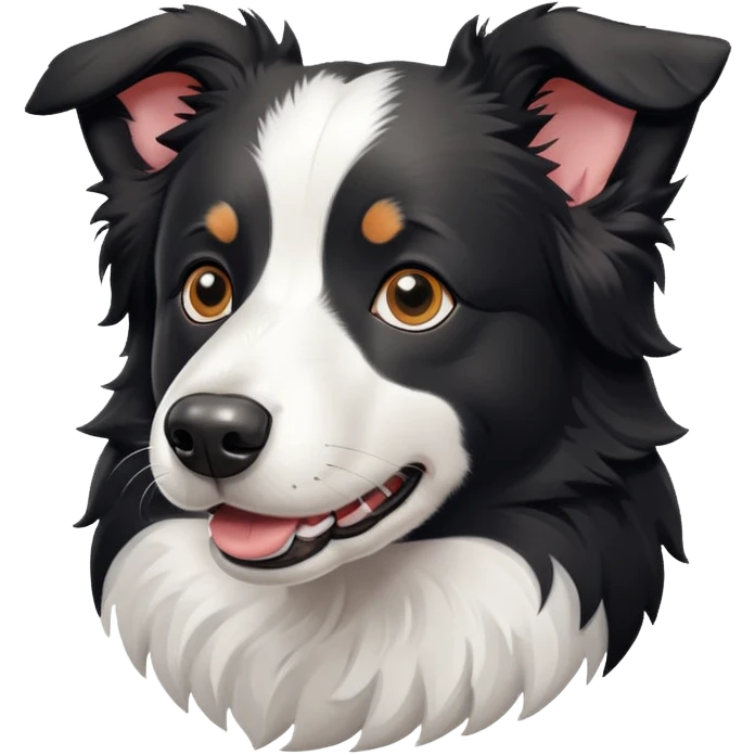 Border collie cariñoso emoji